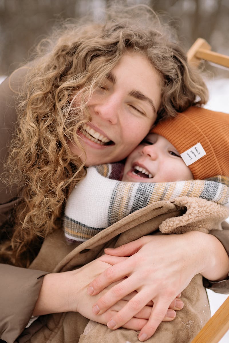 Parent and child building a bond